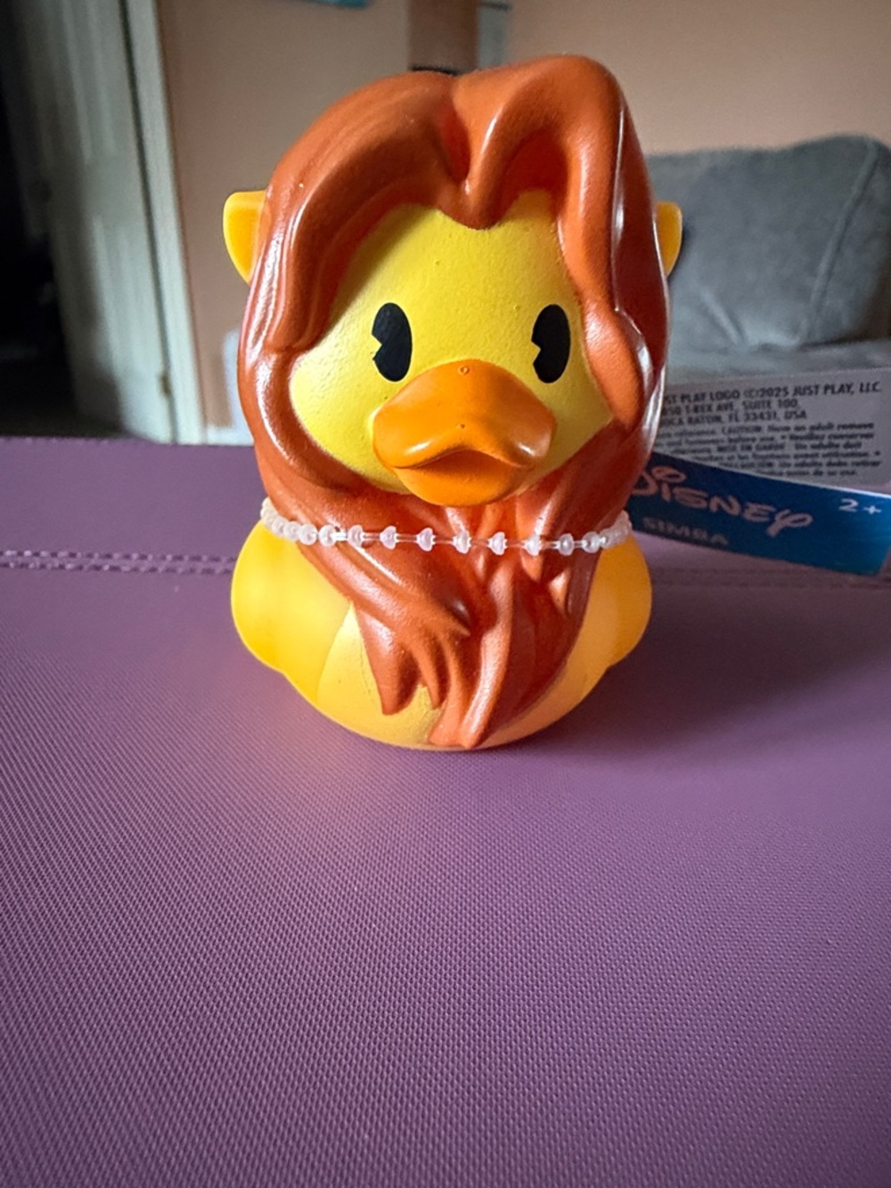 2/$10 bundle Disney Simba lion king lRubber Duck - Yellow and Orange